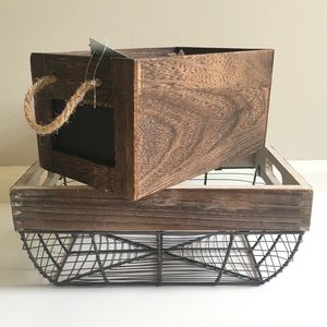 Decor, storage baskets